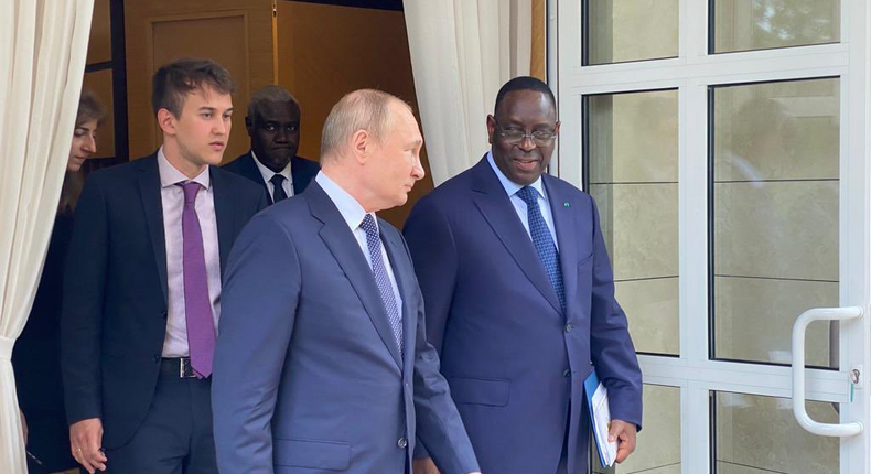 Macky Sall invité par Vladimir Poutine