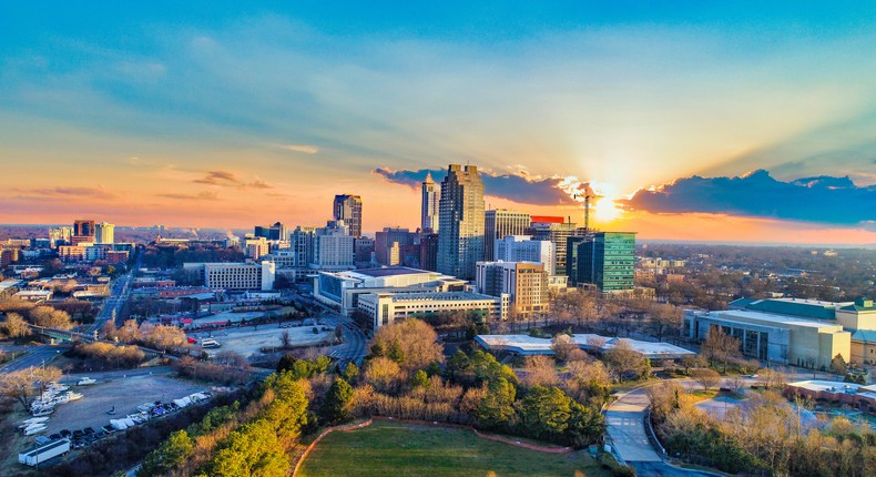 Raleigh, North Carolina.Getty Images