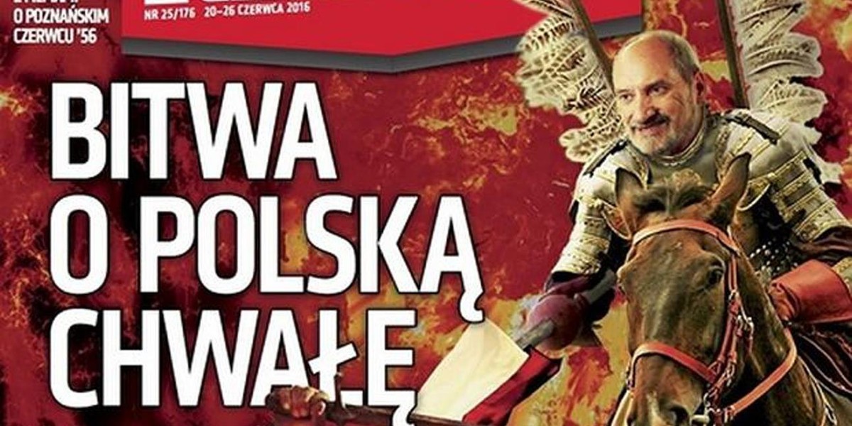 Macierewicz jako husarz