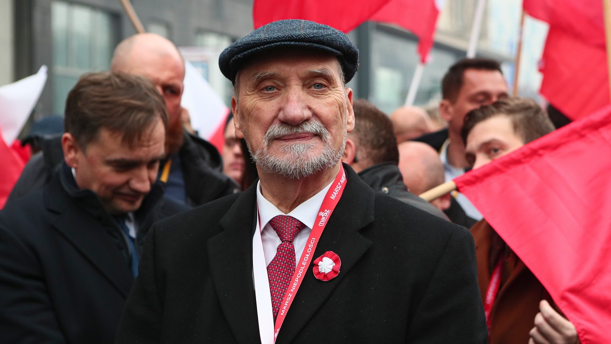 Były minister obrony Antoni Macierewicz