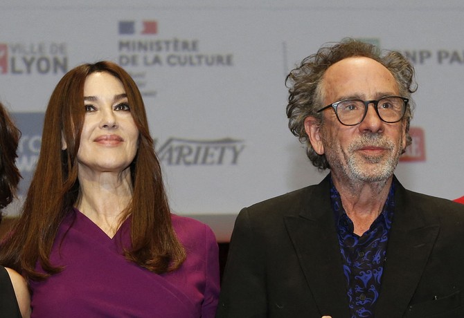 Monika Beluči i Tim Barton