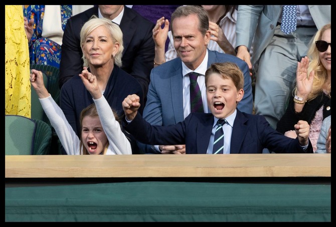 Kejt Midlton i Kris Evert na Vimbldonu
