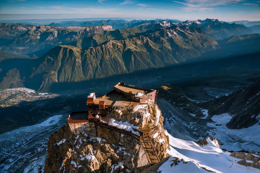 Aaiguille du Midi, Francja.