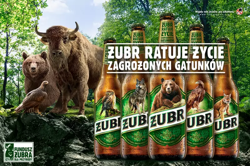Druga edycja akcji Żubra, która niesie pomoc zwierzętom Białowieskiego Parku Narodowego