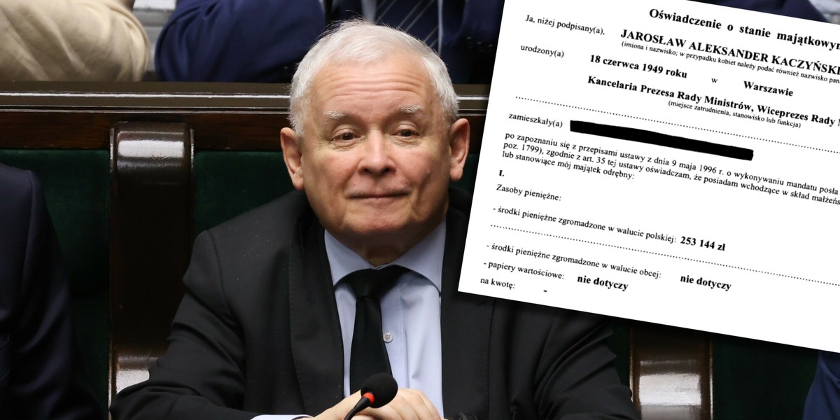 Jarosław Kaczyński może pochwalić się solidnymi oszczędnościami.