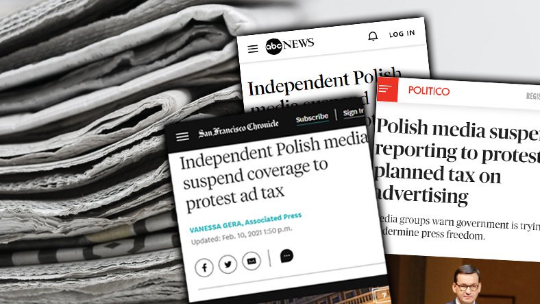 "Media bez wyboru". Reakcje w zagranicznych mediach