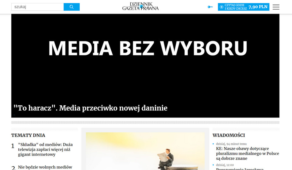 Strona główna portalu gazetaprawna.pl