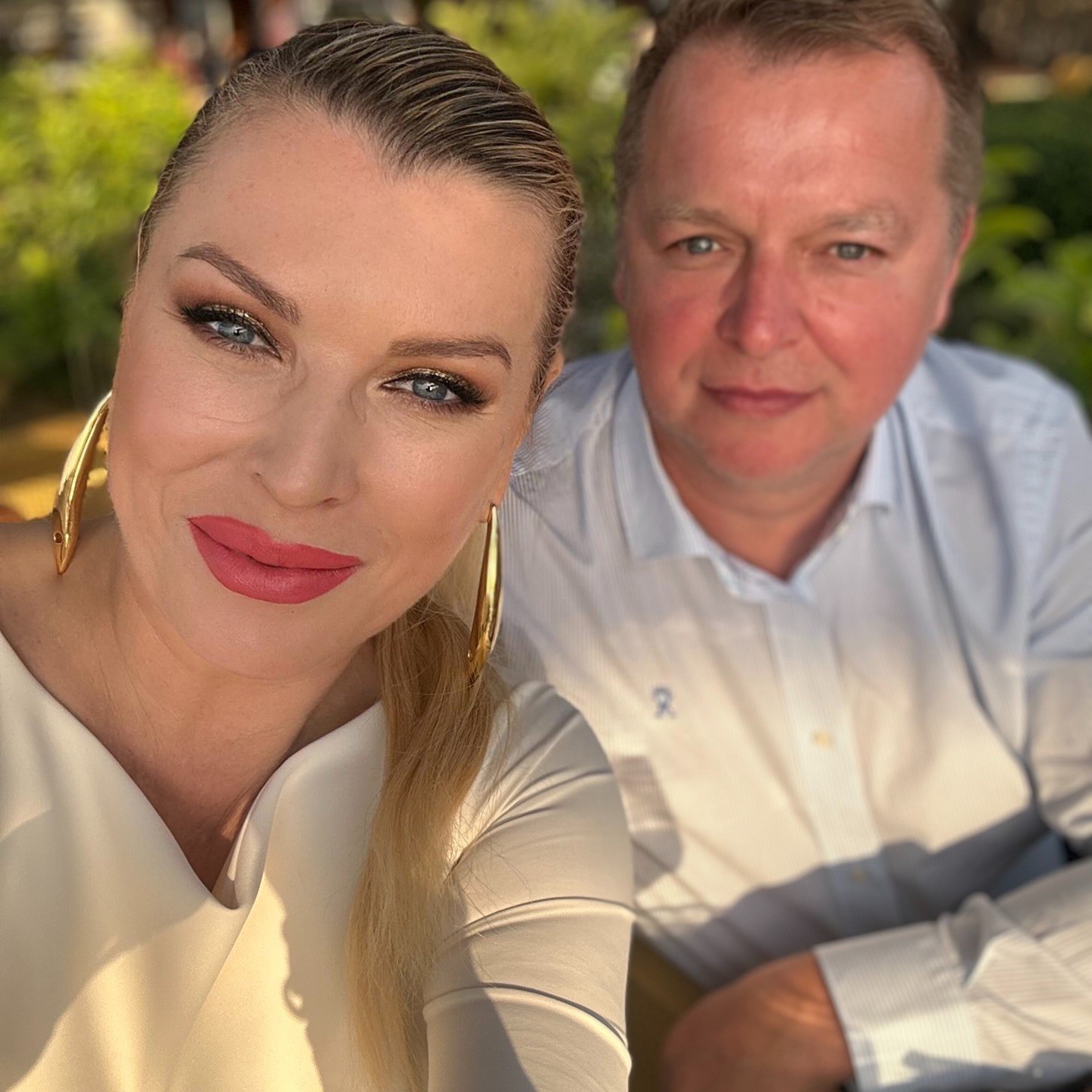 Dramaturgička a producentka Gabriela Ruman s manželom Karolom Rumanom.