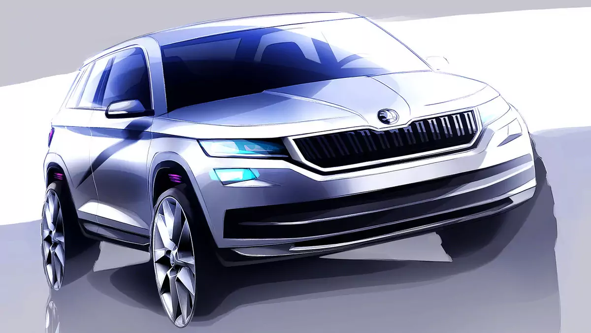 Skoda Kodiaq - pierwszy szkic