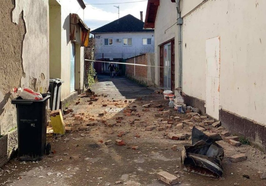 Kostajnica nakon zemljotresa