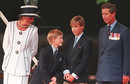 Książę William z młodszym bratem i rodzicami 
