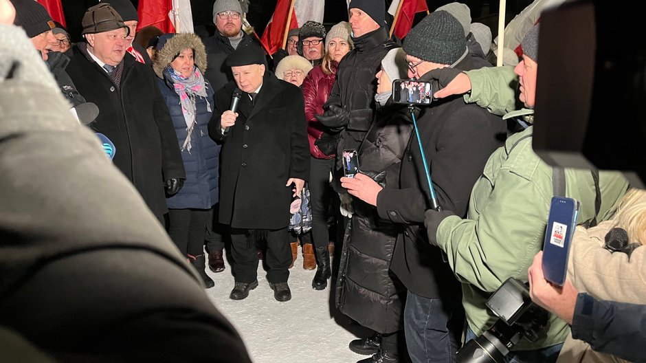 Manifestacja w Przytułach Starych