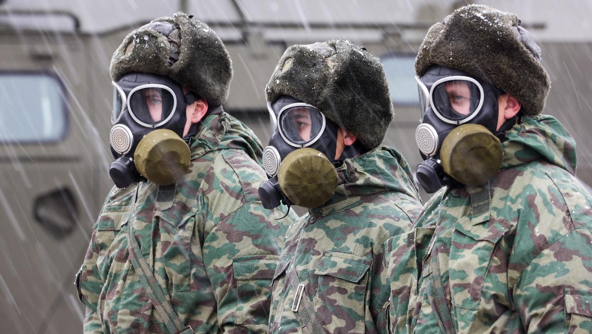 Ćwiczenia rosyjskich wojsk chemicznych w listopadzie 2021 r.