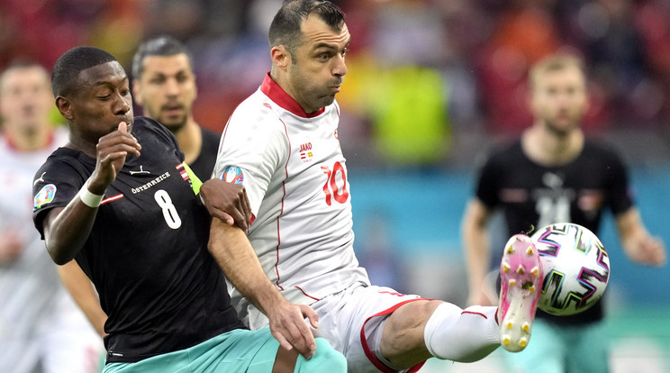 Goran Pandev lett minden idők második legidősebb Eb-gólszerzője. Fotó: MTI/EPA/AP/Vadim Ghirda