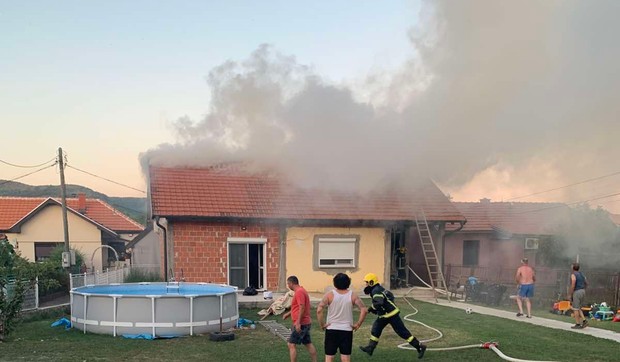 Kuća vatrogasca iz Kraljeva u kojoj je izbio požar