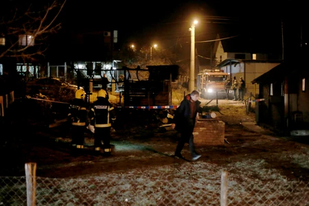 Moštanica deca, požar