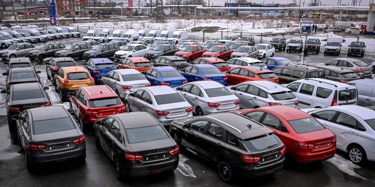 Kierowcy w Rosji nie mają dużego wyboru. W salonach są tylko te marki