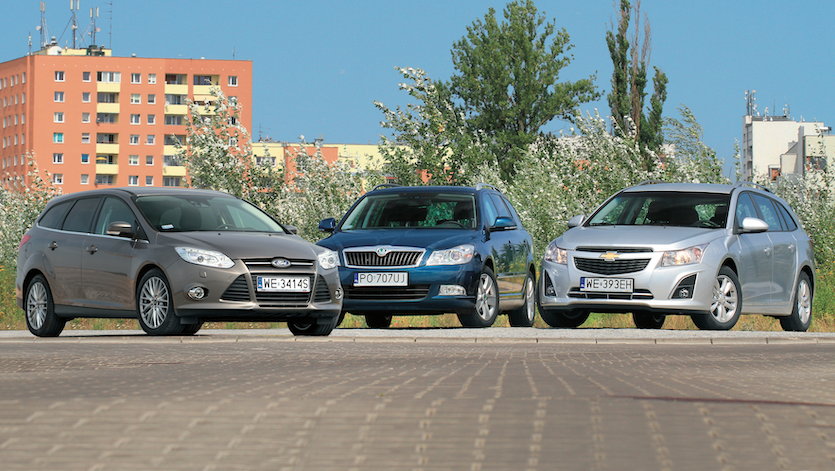 Chevrolet Cruze (2009-16), Ford Focus (2010-18) i Skoda Octavia(2004-13) 
