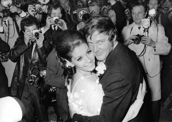 Roger Moore i Luisa Mattioli / fot. Getty Images