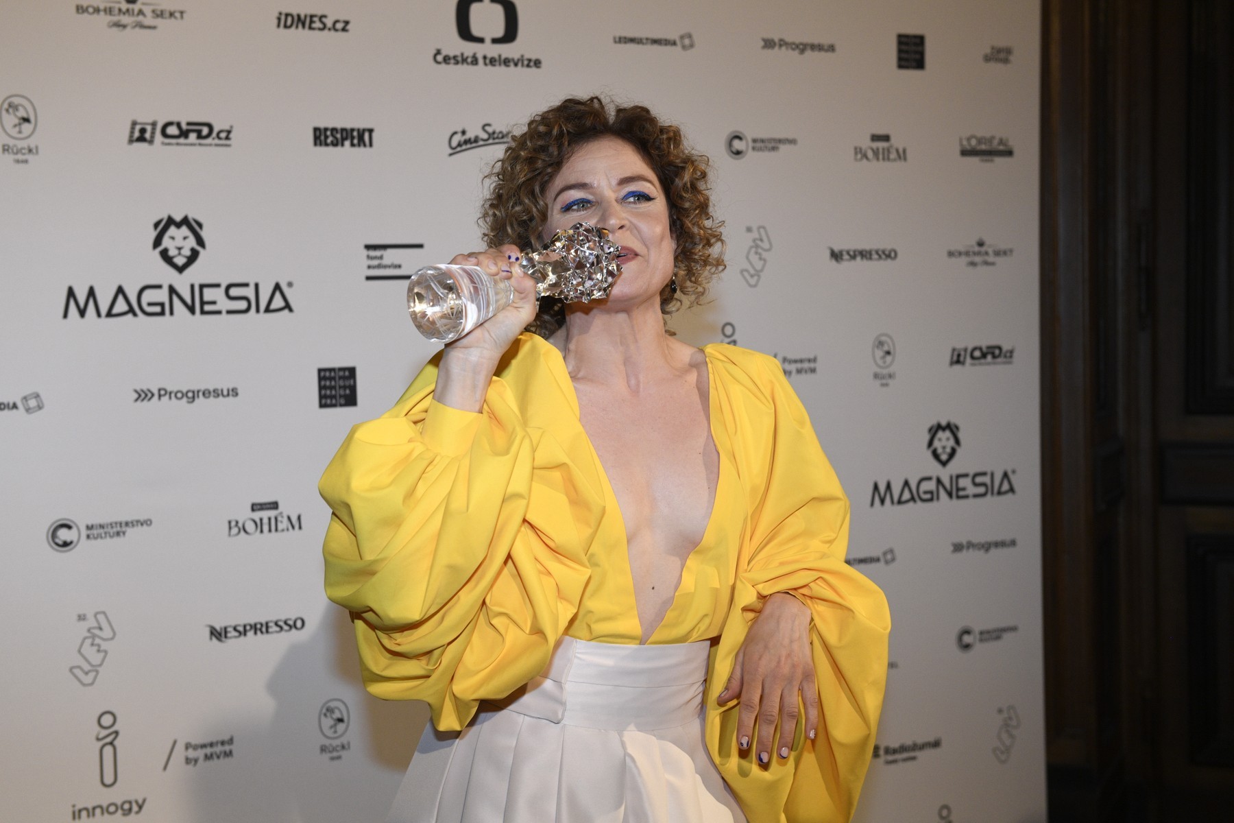 Slovenská herečka Zuzana Zlatohlávková. 