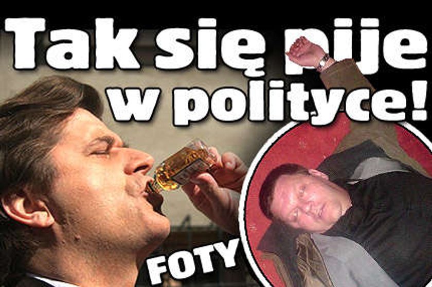 Tak się pije w polityce! FOTY