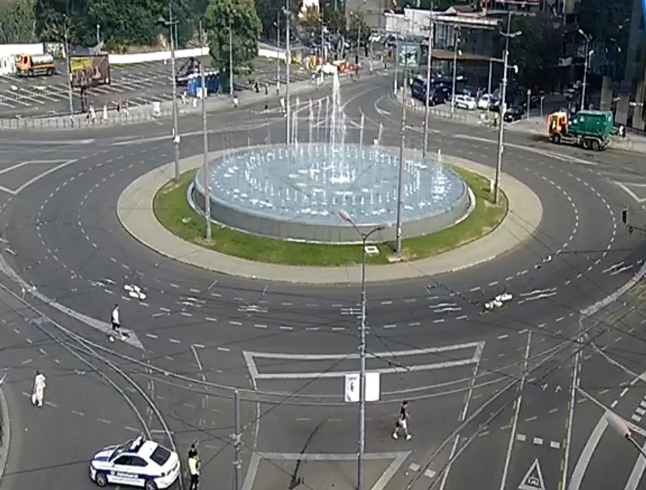 Zatvorena Slavija za saobraćaj