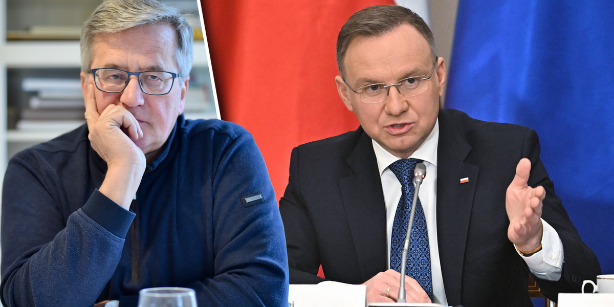 Bronisław Komorowski mocno skomentował działania Andrzeja Dudy. 