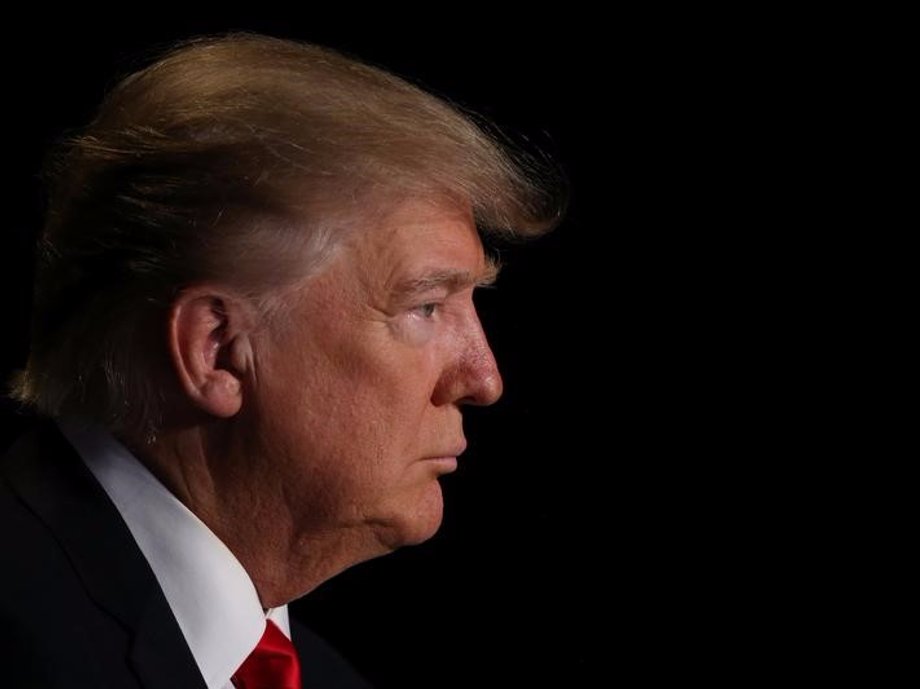 U.S. President Trump delivers remarks at the National Prayer Breakfast in Washington, U.S.