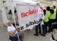 Namiot "Solidarnych" zlikwidowany