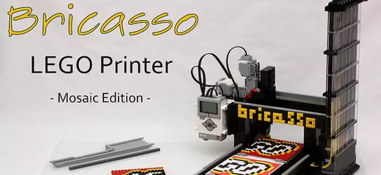 Bricasso - maszyna drukująca... przy pomocy klocków LEGO (wideo)