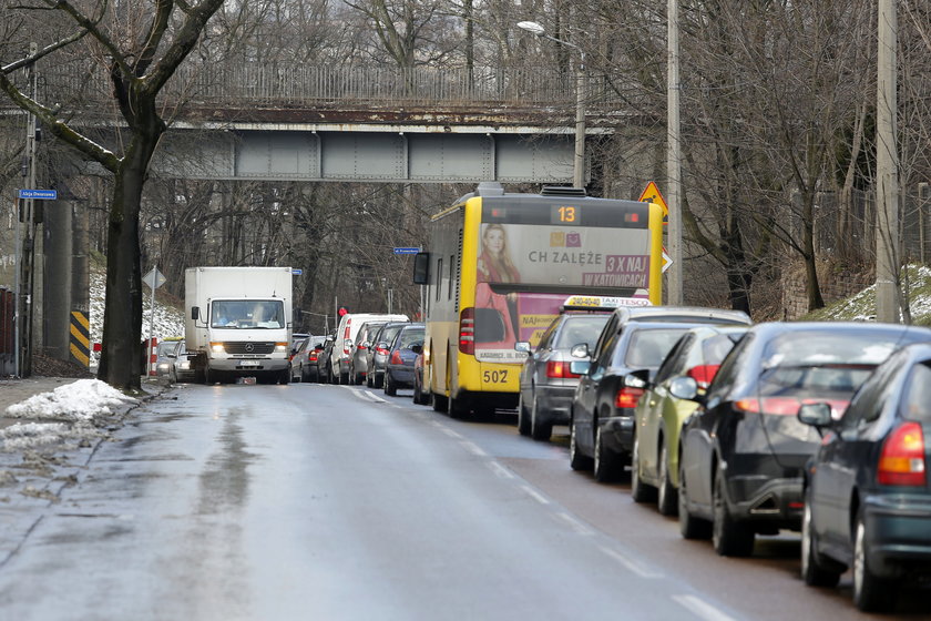 Rozbiórka mostu w Rudzie Śląskiej