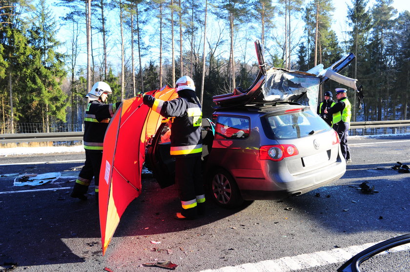 Tragedia pod Olsztynem. Wypadek autobusu z dziećmi. Są ofiary