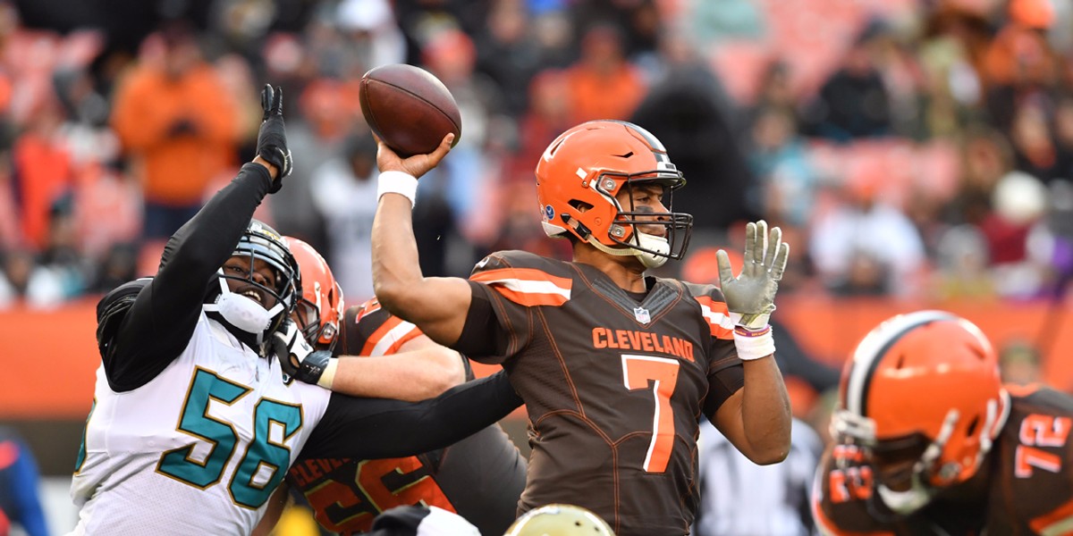 A last-second fumble by the Cleveland Browns led to a surprising result in Vegas