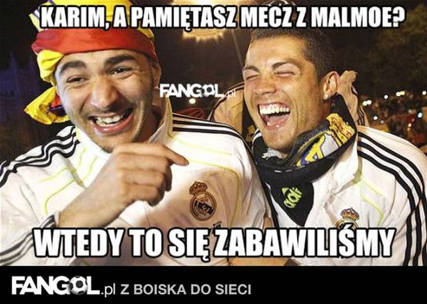 Memy po rozbiciu Malmoe przez Real Madryt 8:0! GALERIA