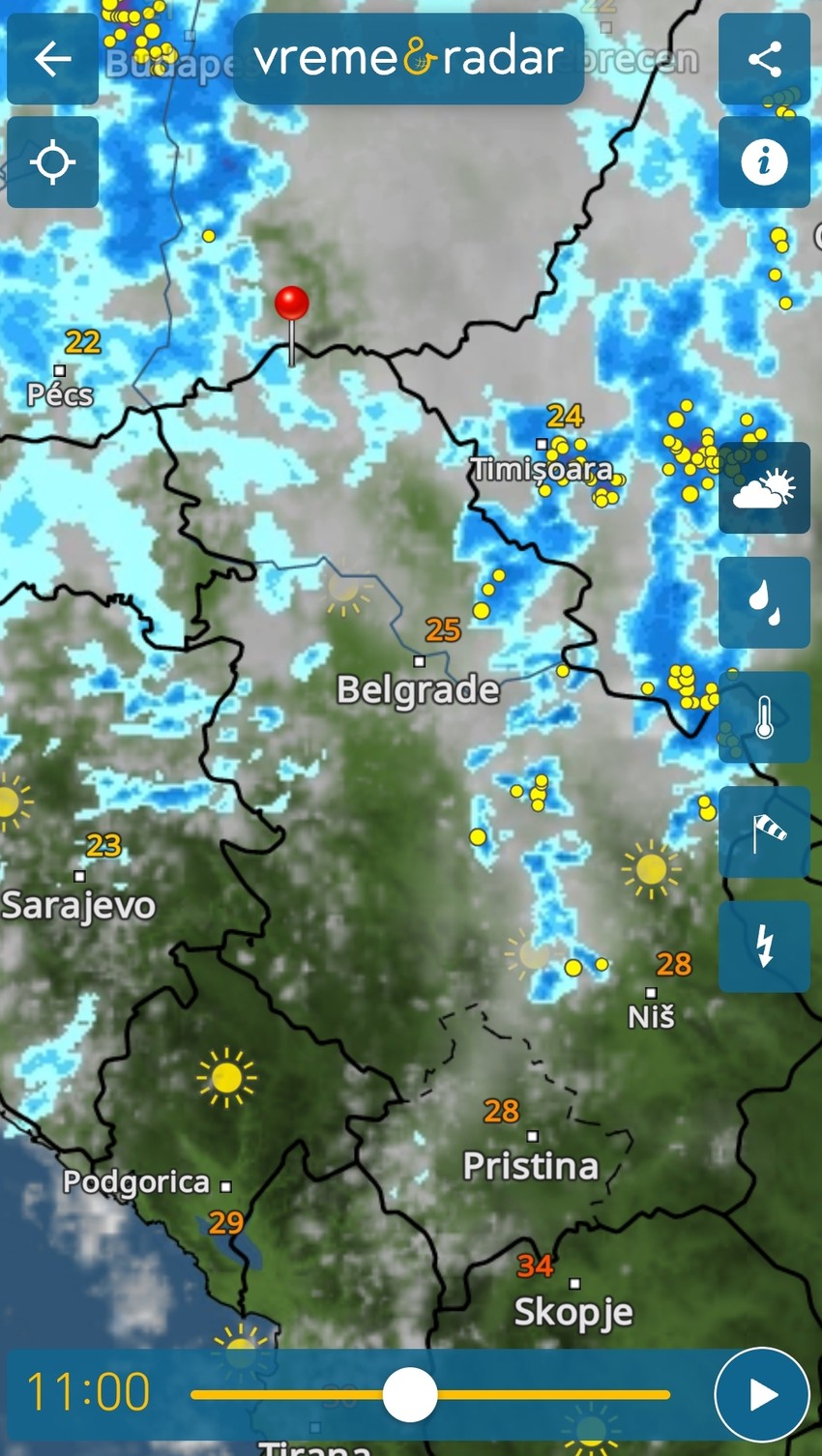 11 sati, nedelja 27. jul