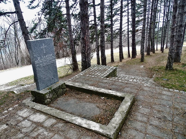 Jedini sačuvani materijalni dokaz o onima koji su sahranjeni na brdu vidrak jeste grob i spomenik američkog lekara dr Samjuela A. Kuka