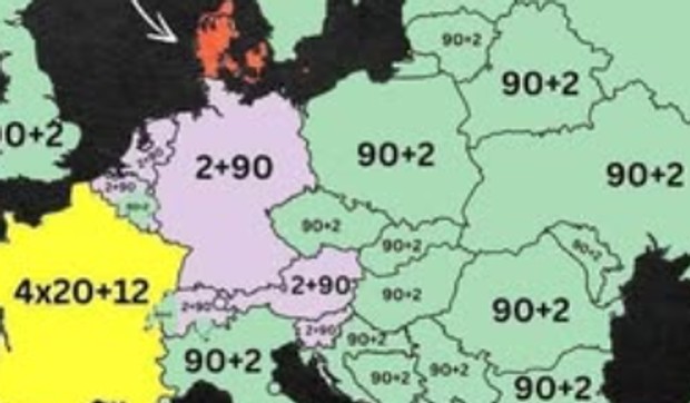 Mapa Evrope