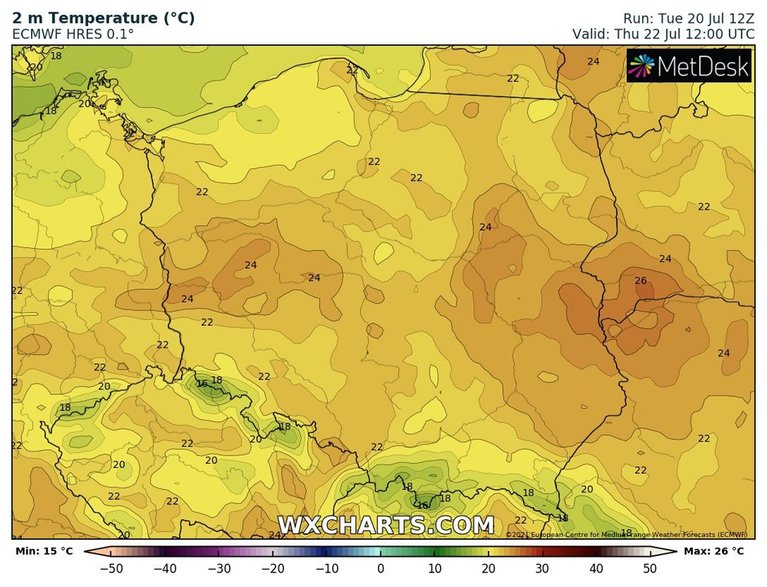 Najbliższe dni przyniosą umiarkowaną temperaturę