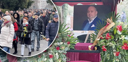 Krzysztof Balawejder odszedł w żółtym szaliku... Wzruszające chwile na pogrzebie. "Żył na pełnej petardzie" [WIDEO]