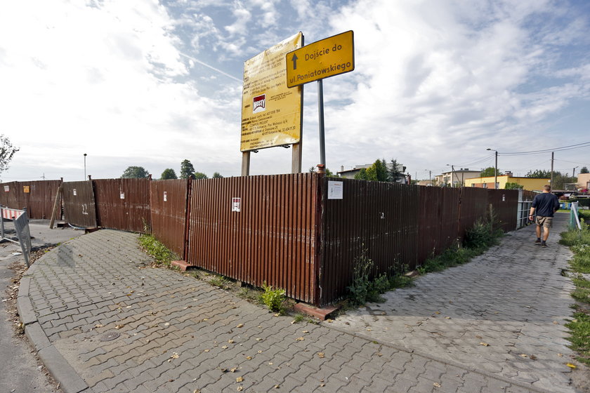 Ruda Śląska. Niedokończona budowa mostu przy ul. Poniatowskiego 