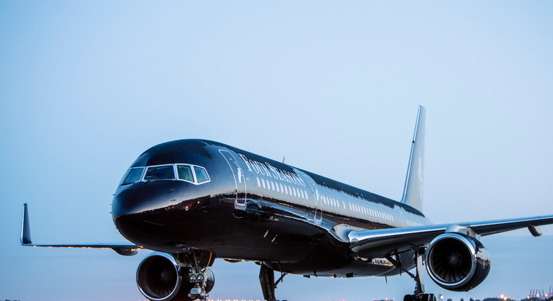 The original Four Seasons private jet was unveiled in 2015.