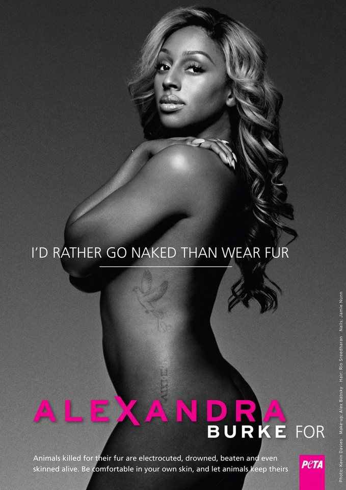 Alexandra Burke dla PETA