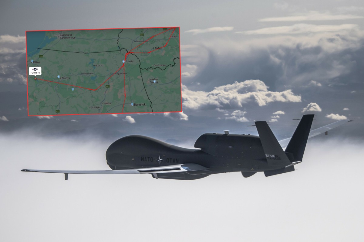 Potężny dron wleciał do Polski. Śledził ruchy Rosjan przy granicy