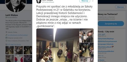 Wałęsa skarży się, że wypchnęli go na korytarz. I się zaczęło...