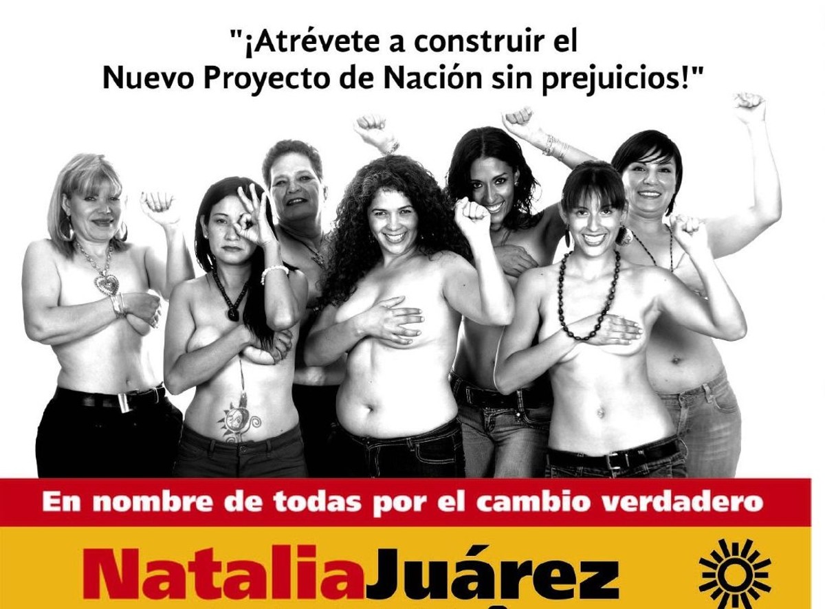 Plakat wyborczy Natalii Juarez