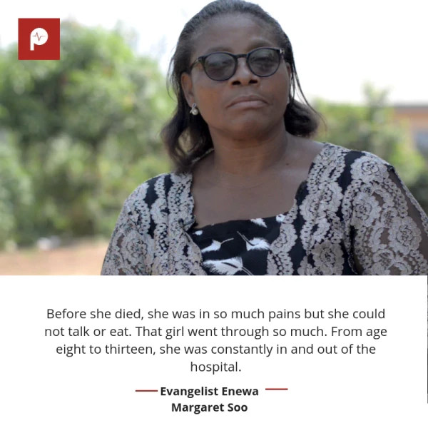 Evangelist Enewa Margaret Soo recalls Ochanya's last days (Pulse) 