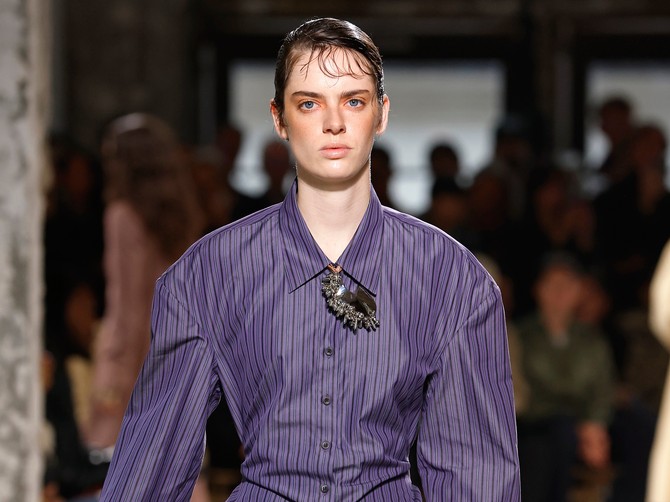 Strukirana košulja Dries Van Noten