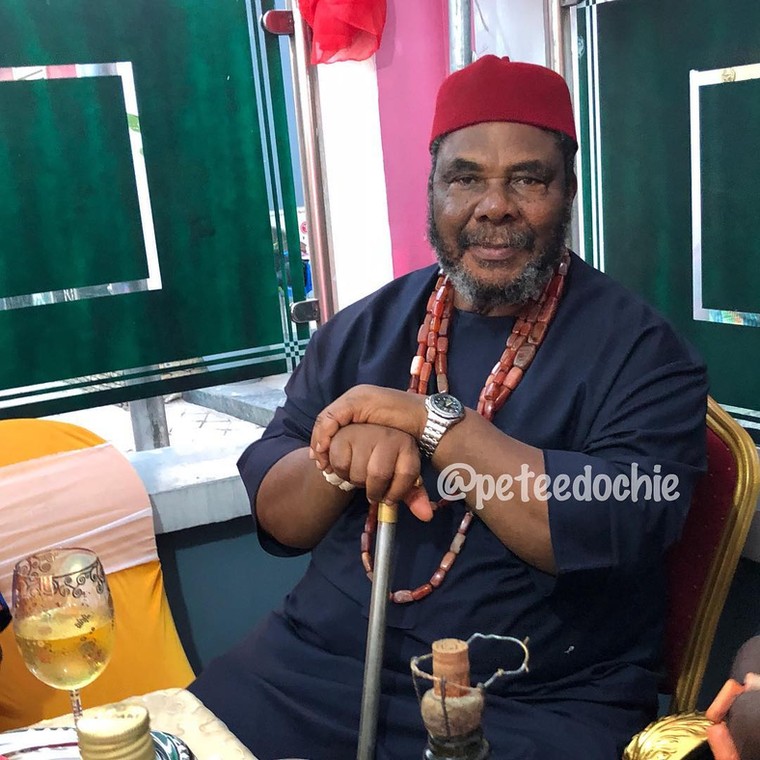 The Nollywood veteran gives a detailed analysis of why homosexuality is caused by the 'Ogbanje' spirit. [Instagram/PeteEdochie]