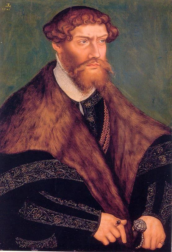 Lucas Cranach młodszy - "Portret Filipa I Księcia Pomorskiego" (1541)