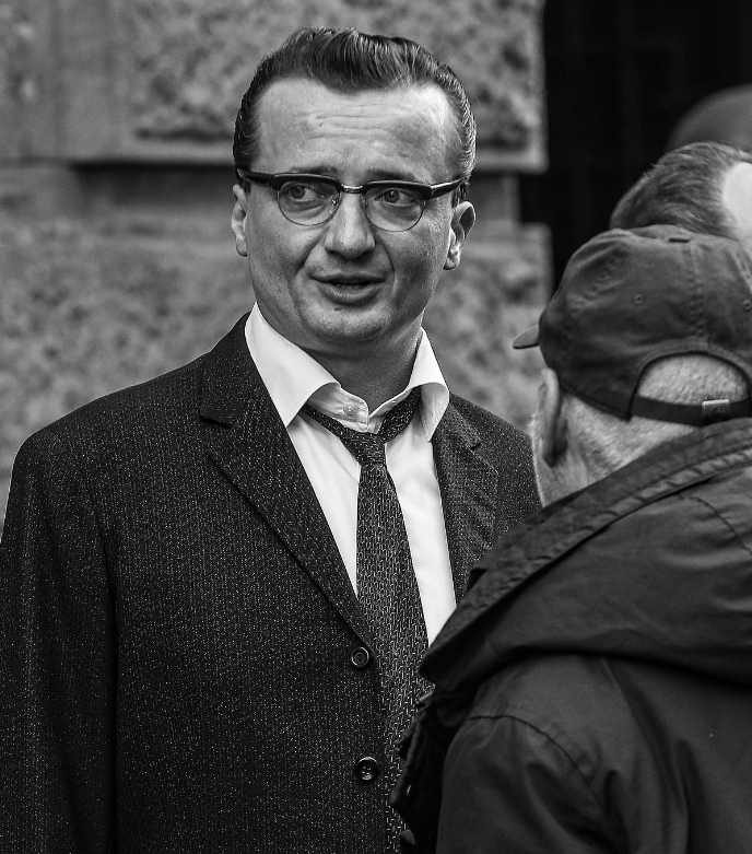 Doposiaľ nezverejnené fotky Heribana z filmu Muž, který stál v cestě.